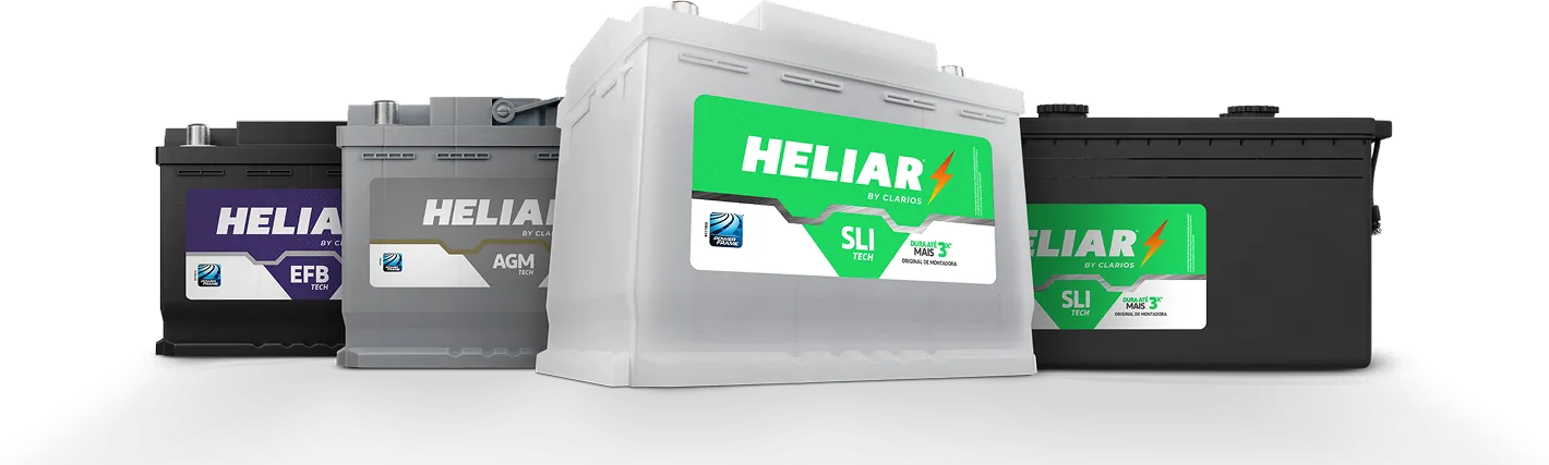 Linha de baterias Heliar